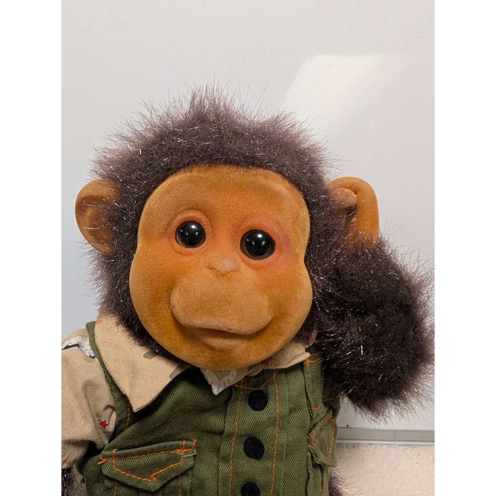 Vintage Little Monkey Lost Animated Plush Makes‎ Noise Hosung Keith Duquette
